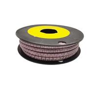 Étiquettes de fils, 250/500/1000 pièces 0 à 9 numéro 2.5mm2 marqueur de fil câble emballage en spirale coloré 18AWG-12 AWG EC-1 for l'alimentation, salle informatique(No.7,EC-2(500Pcs))