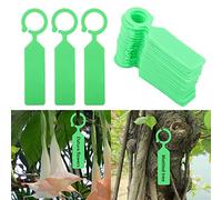 Étiquettes de Fleurs Suspendues, Étiquettes en Plastique Réutilisables | Code couleur pour une identification facile, Facile à nettoyer, Parfait pour le marquage des graines, Idéal pour les