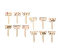 Étiquettes de Jardin,12 Pièces Tuteurs pour Esthétiques | Piquets De Nom Résistants Aux Intempéries Pour Les Légumes Fleurs Arbres Et Succulentes