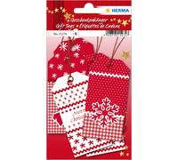 Étiquettes de Noël HERMA "White Christmas" 6 pièces