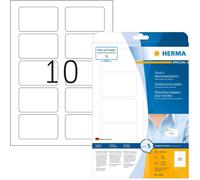 Étiquettes de nom HERMA. A4 80x50 mm séparable blanc amovible 250 pcs.
