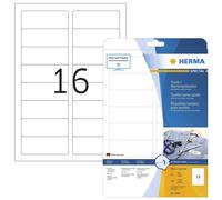 Étiquettes de nom HERMA SPECIAL 88,9 x 33,8 mm blanc 160 étiquettes