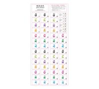 Étiquettes de notes de clavier électronique pour 88, 61, 54 touches, texture en PVC, facile à positionner, étiquettes de notes de clavier électronique