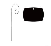 Étiquettes de plantes en acrylique avec poteaux droits pour un espacement uniforme en rangées ou en grappes efficaces pour la planification de la rotation des cultures et la gestion des variétés