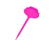 Étiquettes De Plantes En Forme Fleur, 20/50/100 Pièces, Plastique Épais, Imperméables, Inscriptibles, For Jardin, Pépinière, Marqueur Sol(Pink,20PCS_16X6.5X5CM)