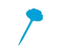 Étiquettes De Plantes En Forme Fleur, 20/50/100 Pièces, Plastique Épais, Imperméables, Inscriptibles, For Jardin, Pépinière, Marqueur Sol(Blue,20PCS_16X6.5X5CM)