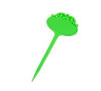 Étiquettes De Plantes En Forme Fleur, 20/50/100 Pièces, Plastique Épais, Imperméables, Inscriptibles, For Jardin, Pépinière, Marqueur Sol(Green,20PCS_16X6.5X5CM)