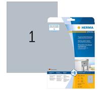 Herma 4224 Etiquette plaques signalétiques 210 x 297 mm film de polyester argent 25 pc(s) fixation