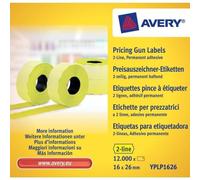 Etiquettes de prix AVERY Zweckform 26 x 16 mm jaune 10 x 1.200 étiquettes