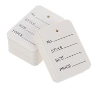 Étiquettes De Prix De Marchandises,1000 Pièces,Pour Vêtements,Pour Chapeau De Magasin,Affichage Blanc,Produits Pratiques - Type White