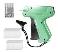 Etiquettes de Prix Pistolet, Machine Etiquette avec 5 Aiguilles de Rechange + 1000 Épingles, pour Vêtement Chapeaux de D'etiquettesPrix