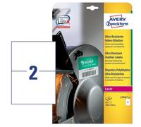 Étiquettes de protection et de sécurité - en PE - laser - permanentes - 210...