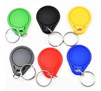 Étiquettes de proximité des porte-clés 13.56MHz l'ABS NFC 213 RFID