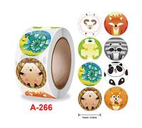 Étiquettes De Récompense D'animaux De Dessin Animé, 500 Pièces, Autocollants Mignons Pour Encourager La Motivation Des Enseignants De L'école, Jouet De Scrapbooking Pour Enfants