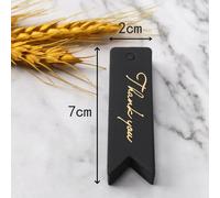Étiquettes De Remerciement En Papier Kraft Bronzant,Fait À La Main,Sacs À Biscuits Et Bonbons,Cartes À Accrocher,Lettre Imprimée En Forme De C?ur,7x2cm,2023 - Type [Style 8]-50pcs