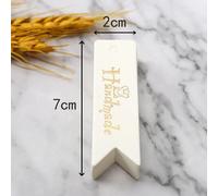 Étiquettes De Remerciement En Papier Kraft Bronzant,Fait À La Main,Sacs À Biscuits Et Bonbons,Cartes À Accrocher,Lettre Imprimée En Forme De C?ur,7x2cm,2023 - Type [Style 1]-50pcs