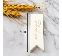 Étiquettes De Remerciement En Papier Kraft Bronzant,Fait À La Main,Sacs À Biscuits Et Bonbons,Cartes À Accrocher,Lettre Imprimée En Forme De C?ur,7x2cm,2023 - Type [Style 7]-100pcs