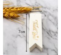 Étiquettes De Remerciement En Papier Kraft Bronzant,Fait À La Main,Sacs À Biscuits Et Bonbons,Cartes À Accrocher,Lettre Imprimée En Forme De C?ur,7x2cm,2023 - Type [Style 3]-100pcs