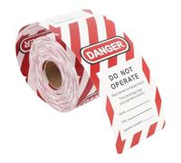 Étiquettes de Sécurité, Danger Do not Operate, les étiquettes de verrouillage de fabrication sur un rouleau avec un Trou frappé, des Lacunes, pour L'industrie, Route, 5,7 * 2,95", 200 par Rouleau