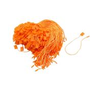 Étiquettes De Sécurité En Plastique,1000 Pièces/Lot,17cm,Goupilles De Verrouillage,Attaches,Serrures À Boucle,Vêtements,Sacs,Accessoires - Type Orange