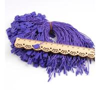 Étiquettes De Sécurité En Plastique,1000 Pièces/Lot,17cm,Goupilles De Verrouillage,Attaches,Serrures À Boucle,Vêtements,Sacs,Accessoires - Type Dark Purple