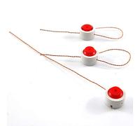 Etiquettes de sécurité en plastique Le compteur électrique de sécurité scelle l'étiquette numérotée individuellement anti-effraction avec des fils de cuivre de 12 cm