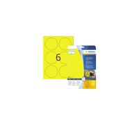Herma 8035 Etiquette plastique 85 x 85 mm film de polyester jaune 150 pc(s) fixation extra-forte imprimante laser, imprimante
