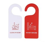 Étiquettes de suspension « Do Not Disturb and Cleaning » pour chambre d'hôtel, tableau d'affichage, convient pour bars, cafés et clubs