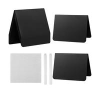 Étiquettes de table de boulangerie, ensemble de panneaux noirs, étiquettes alimentaires avec marqueur, cartes d'affichage d'événements pour desserts, extérieur d'écriture réutilisable avec un des