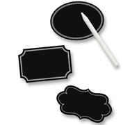 étiquettes de tableau folia avec crayon stéatite noir Film pour tableau 6 pièces + 1 crayon