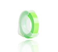 Étiquettes d'embossage 3D en PVC pour Dymo,6/9/12 mm,1 pc,modèles 1610,12965,1880,1540 et Motex E101 - Type Fluorescent green-9mm