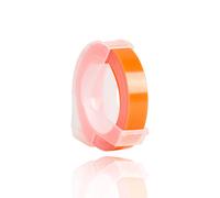 Étiquettes d'embossage 3D en PVC pour Dymo,6/9/12 mm,1 pc,modèles 1610,12965,1880,1540 et Motex E101 - Type Fluorescent orange-6mm