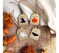 Étiquettes d'Halloween personnalisées, panier Boo personnalisé, étiquette d'Halloween personnalisée, étiquette de sac Trick-or-Trek, ornement d'Halloween, décoration de panier d'Halloween, étiquettes