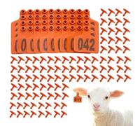 Étiquettes d'identification 001-100 pour chèvre, cheval, volaille, bétail, mouton, vache