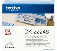 Étiquettes d'imprimante Brother DK22246 blanc noir
