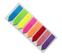 Étiquettes d'indexation multicolores : cartes adhésives pour pages colorées, petits marqueurs adhésifs | 8 cartes adhésives colorées notées, indicateurs de page pour travailleurs d