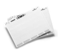 Etiquettes d'insertion 'LABEL REFILL', 200 x 20 mm