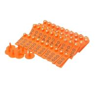 Étiquettes d'oreille de ferme, marqueur de numéro d'animal, étiquettes avec un design pratique, article pour le soin du bétail, série de fournitures utilitaires, marqueur pour moutons, chèvres, chiens