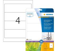 Étiquettes dos de classeur HERMA recyclées 192 x 61 mm 80 pièces sur 20 feuilles