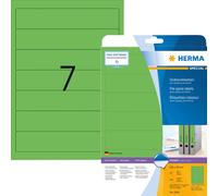 Étiquettes dos de classeur HERMA SPECIAL 192 x 38 mm vert 140 étiquettes
