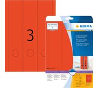 Étiquettes dos de classeur HERMA SPECIAL 61 x 297 mm rouge 60 étiquettes