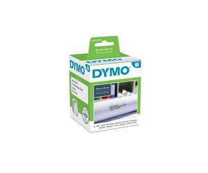 Étiquettes DYMO LW Grand Format S0722400, 36x89mm, Papier Blanc Adhésif Permanent, 2x260 étiquettes/rouleau, Compatibles LabelWriter