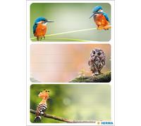 Étiquettes en hêtre HERMA VARIO "Oiseaux du pays" 3 feuilles à 3 étiquettes