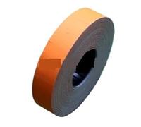 Étiquettes en papier colorées pour étiqueteuse à deux lignes, étiqueteuse | Orange