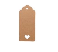 Étiquettes En Papier Kraft Vierges, 100 Pièces, Étiquette De Vêtement, Forme Bouteille Cœur, Cadeau Ronde pour étiquettes de prix(100pcs-10)