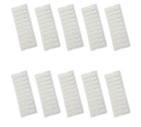 Étiquettes en PET blanches et transparentes, marqueurs de Page inscriptibles et repositionnables, marque-pages, Notes adhésives en PET pour classeur, planificateur, bloc-Notes, 120 pièces