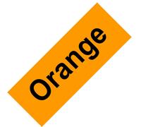 Étiquettes En Vinyle Pour Dymo Rhino Ind,18443 18431 18434 18444 18432 1805430 1805431 4200,5000 5200,1 Pièce - Type Black On Orange-12mm
