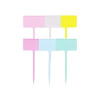 Étiquettes for plantes, étiquettes en plastique, imperméables, propres, réutilisables, outils de décoration jardin, panneaux, piquets Pour identifier les plantes(Mixed,48PCS_11.7X5.4CM)