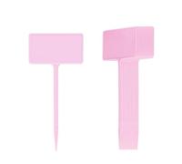 Étiquettes for plantes, étiquettes en plastique, imperméables, propres, réutilisables, outils de décoration jardin, panneaux, piquets Pour identifier les plantes(Pink,36PCS_11.7X5.4CM)