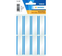 Étiquettes HERMA 54 x 19 mm acétate soie bord bleu 16 étiquettes